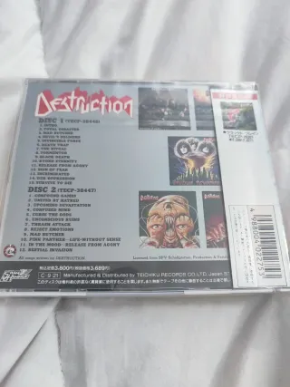 Destruction - The Best Of Destruction 2 CD Japón