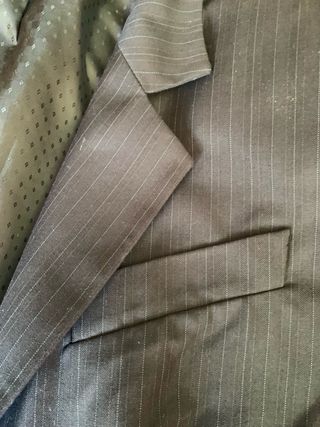 Traje de chaqueta rallas