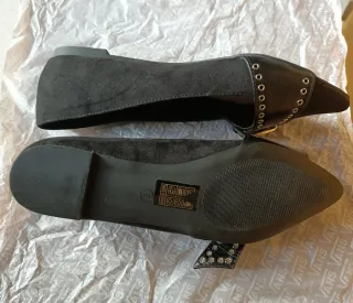 Scarpe eleganti Coco Wren nere a punta