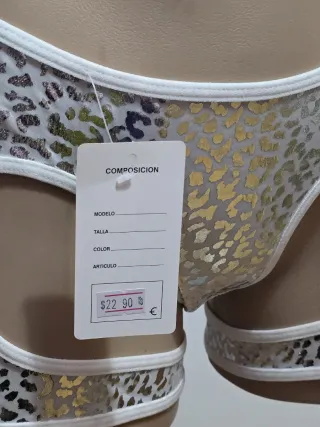 Tanga con ligas sexy. Talla M y L CON ETIQUETA
