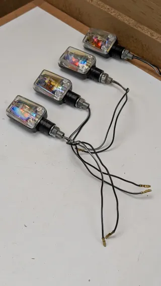 Intermitentes Moto Universales LED Ahumados