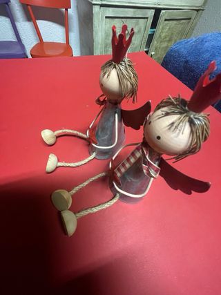 2 Angeli Decorativi in Metallo