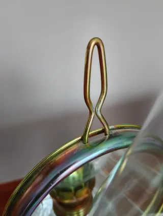 Lámpara de parafina con espejo