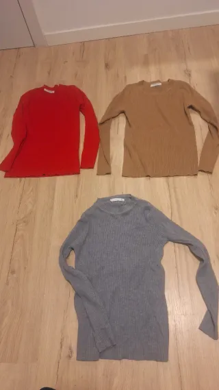 Lote 2 jerseys y camisetas todas 12 €