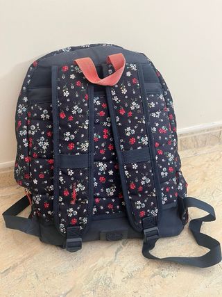Mochila Pepe Jeans floral azul