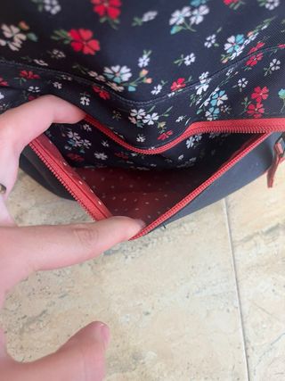 Mochila Pepe Jeans floral azul