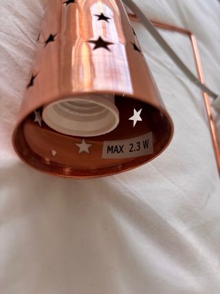 Lámpara de techo Estrella Ikea Strala Cobre