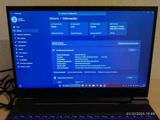 HP Victus 16 - Ryzen 5 5600H GTX 1650 32 GB 1 TB