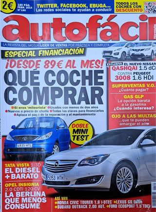 Pack 10 revistas autofácil