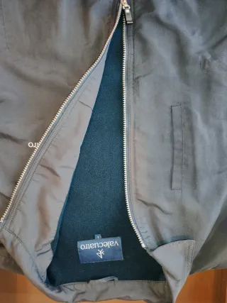 Chaqueta bomber Valecuatro gris hombre