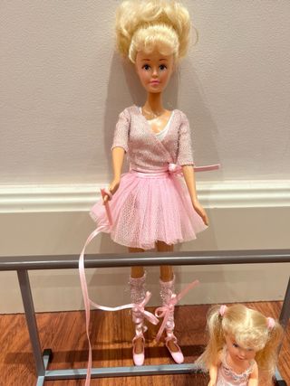 Barbie Ballet Set con Barra y Muñeca