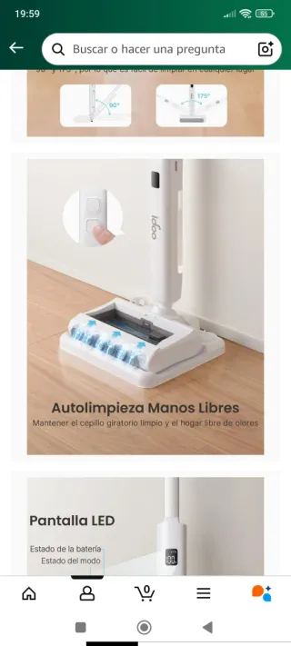 Aspirador y Fregona Idoo Nuevo en Caja