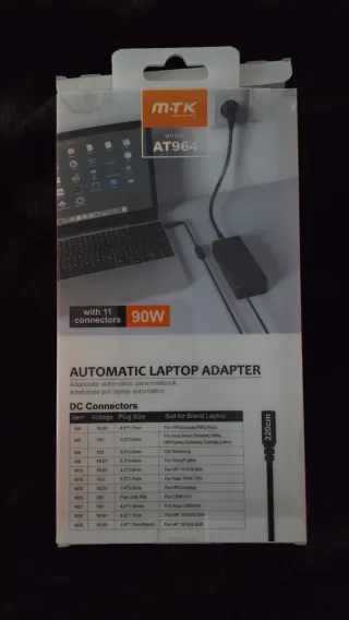 Adaptador Automático Portátil 90W