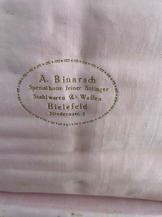 Set Cubiertos Antiguos Solingen