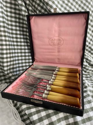 Set Cubiertos Antiguos Solingen