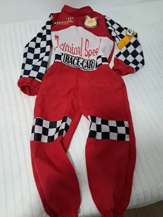 Disfraz piloto carreras niño