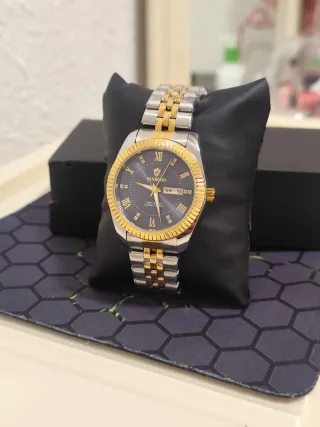 Reloj BINBOND Hombre Oro y Plata