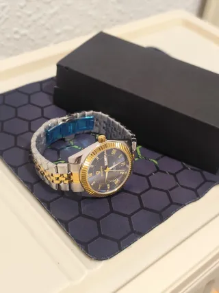 Reloj BINBOND Hombre Oro y Plata