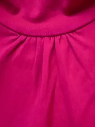 Polo de algodón rojo