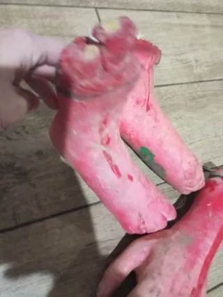 Mano y pies Halloween