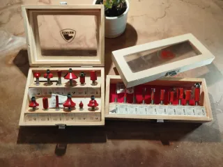 Fresadora bosch y fresas para madera