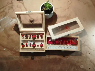 Fresadora bosch y fresas para madera