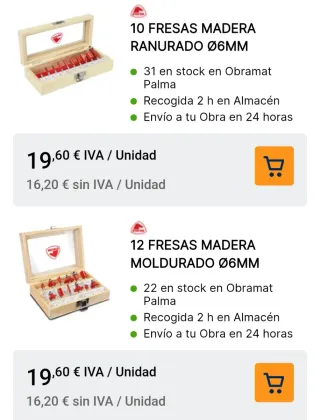 Fresadora bosch y fresas para madera