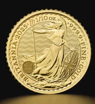 Onza Oro Britannia 1/10 di diversi anni
