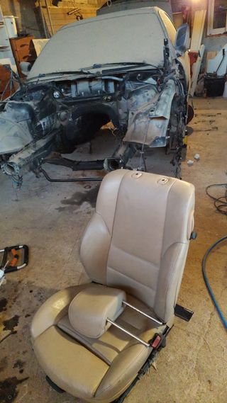 Asientos cuero beige BMW E46 Coupe