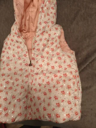 Chaleco reversible niña 4 años