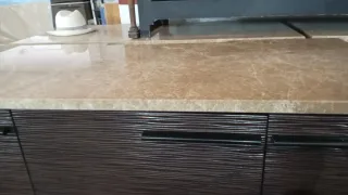 Mueble bar caravana madera y metal