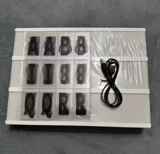 Lámpara de mensajes personalizados