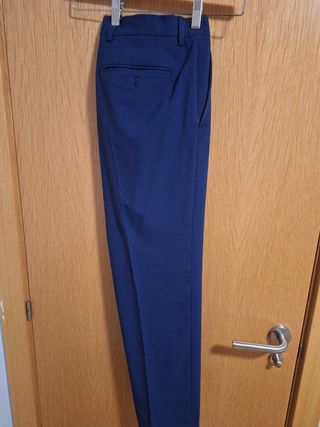 Traje de Hombre Zara Azul. Talla M.