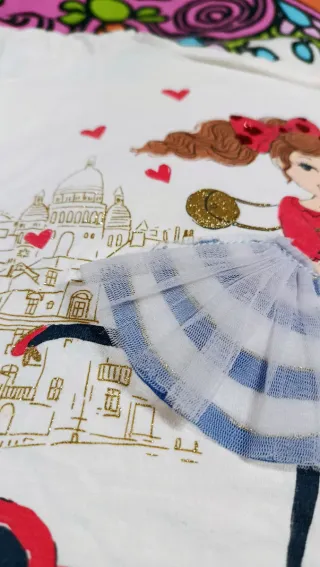 Lote 2 Camisetas Tommy Hilfiger Niña