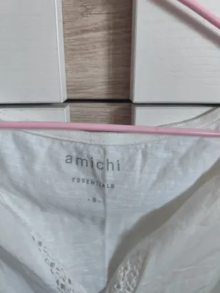 Camiseta tirantes Amichi blanca