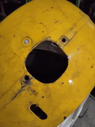 Guardabarros Vespa PX Disco Amarillo