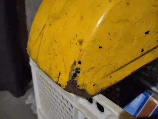 Guardabarros Vespa PX Disco Amarillo