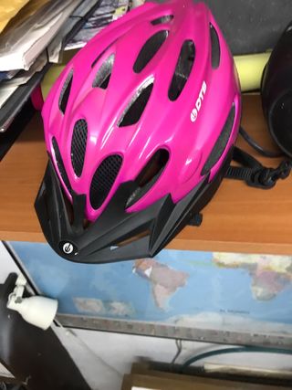 Casco de bici rosa DTB