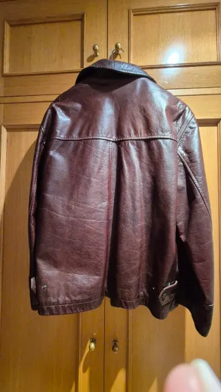 Cazadora Piel Springfield Hombre Marrón