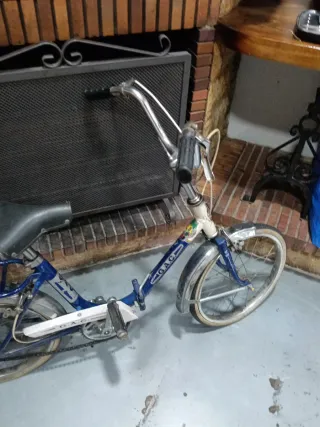 Bicicleta Plegable Infantil Azul