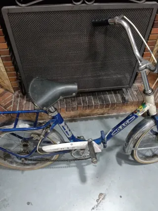 Bicicleta Plegable Infantil Azul