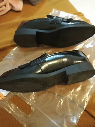 Mocasines Stradivarius Negros Talla 37