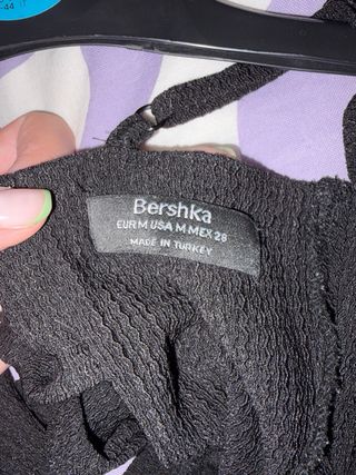 Vestido negro Bershka Talla M