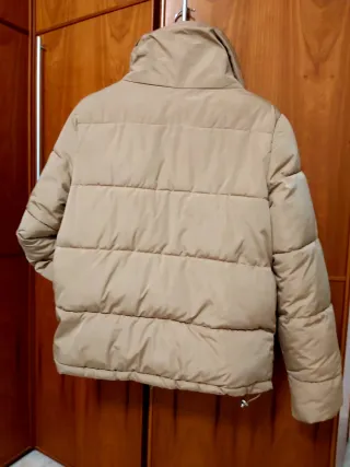 Chaqueta Padded Jacket Beige Talla S Wáter resista