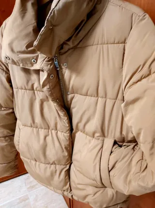 Chaqueta Padded Jacket Beige Talla S Wáter resista