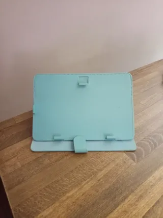 Funda para tablet color turquesa