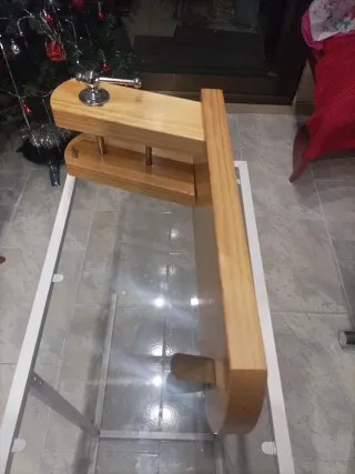 Jamonero Madera y Acero