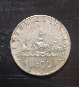 500 Lire Argento 1961 Repubblica Italiana