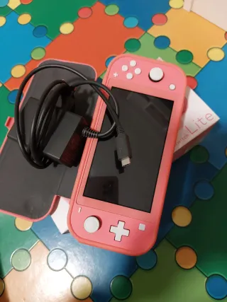 Nintendo Switch Lite Rosa + Juegos