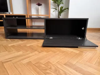 Mueble TV madera y metal